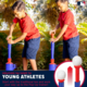 Franklin MLB Youth Super Star Batter 2IN1 Tee Ball Combo | Baseball Adjustable Batting Tee Trainer 