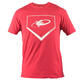Lizard Home Plate, Next Level T-Shirt S Red
