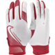 Nike Hyperdiamond 2.0 Fastpitch Softball Women´s Batting Glove L White/Red