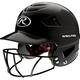 Rawlings RCFHFG Coolflo Adult Softball Batting Helmet w/Mask Color Black