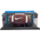 Markwort American Football Ball | Crystal Clear Display Case with Plastic Cube 15.5*x7*x6*