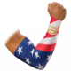 Shock Doctor Showtime Comp Arm Sleeve L Stars&Stripes/Gold
