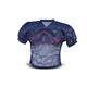 All Star FBJ2A Adult Porthole Mesh w/Double PM Yo 3XL Silver