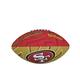 Wilson F1534XB NFL Team Logo Junior Club 49ers