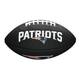 Wilson F1533XB Black Edition NFL Mini Soft Tou Team Patriots