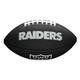 Wilson F1533XB Black Edition NFL Mini Soft Touc Team Raiders