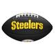 Wilson F1533XB Black Edition NFL Mini Soft Tou Team Steelers