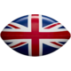 Wilson WTF1748XBLGUJ NFL Union Jack American Football Ball