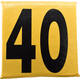 Markwort American Football Sideline Markers Flex Foam Set (SIDE11Y) | Football Field Yard Markers