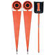 Markwort Pro Lineman American Football Down Indicator Set Orange and Black (LS300, Adult)
