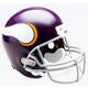 Riddell VSR4 Throwback Mini Helmet Club Vikings