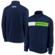 Fanatics Iconic Past & Present Fleece Track Jacket XXL Seahawks