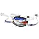 Shock Doctor Ultra Pro Showtime Chin Strap Youth Chrome Flag