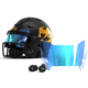 SHOC Zero G Plus Football Visor Color Clear Sky