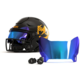 SHOC Zero G Plus Football Visor Color Glacier Spectrum
