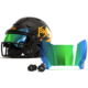 SHOC Zero G Plus Football Visor Color Northern Lights