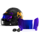SHOC Zero G Plus Football Visor Color Purple Rain
