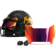 SHOC Zero G Plus Football Visor Color Tigers Blood