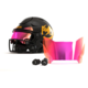 SHOC Zero G Plus Football Visor Color Barbie Kiss