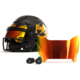 SHOC Zero G Plus Football Visor Color Inferno