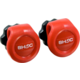 SHOC Viper Football Visor Clips, Pairs Color Scarlet