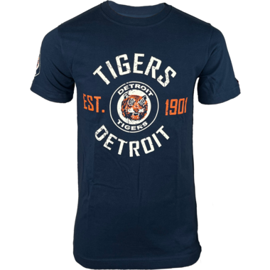 Majestic Cooperstown Tee Navy XL Detroit Tigers