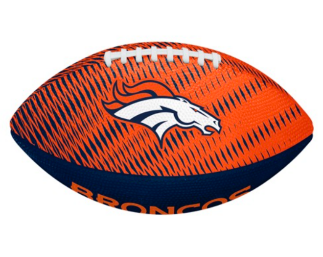 Wilson NFL Team Tailgate Football Junior Team Broncos