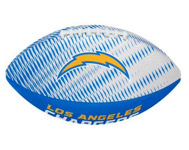 Wilson NFL Team Tailgate Football Junior Team Chargers