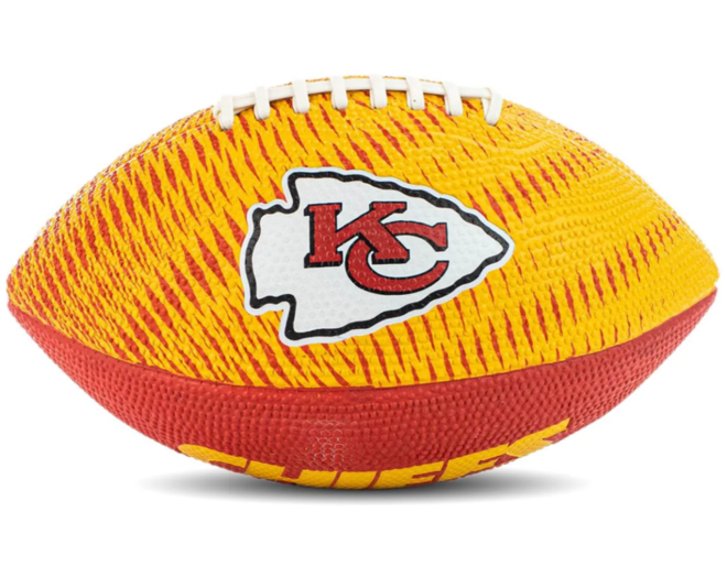 Wilson NFL Team Tailgate Football Junior Team Chiefs