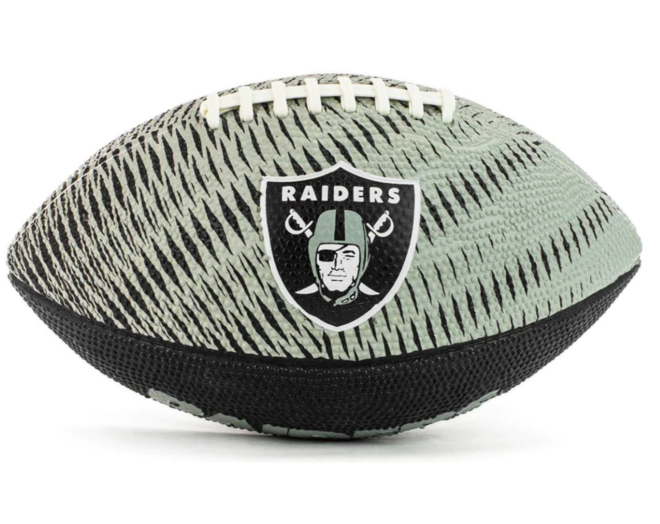 Wilson NFL Team Tailgate Football Junior Team Raiders