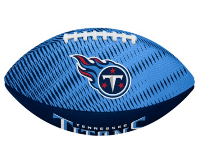 Wilson NFL Team Tailgate Football Junior Team Titans
