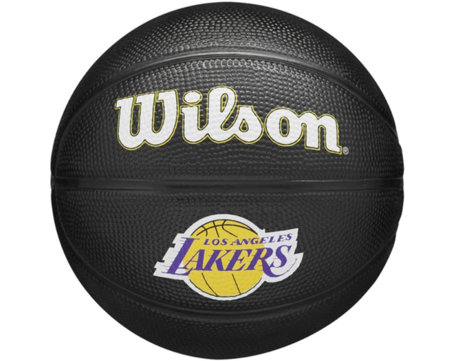 Wilson NBA Team Tribute Mini Black Basketball Team Los Angeles Lakers