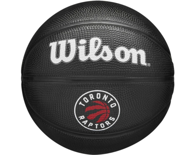 Wilson NBA Team Tribute Mini Black Basketball Team Toronto Raptors