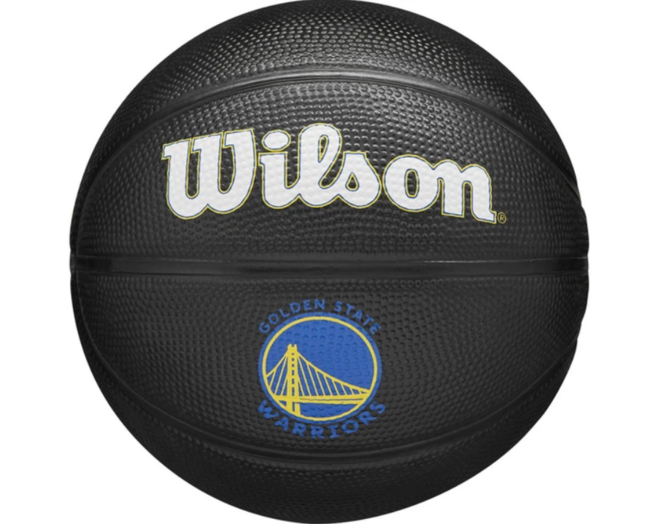 Wilson NBA Team Tribute Mini Black Basketball Team Golden State Warriors