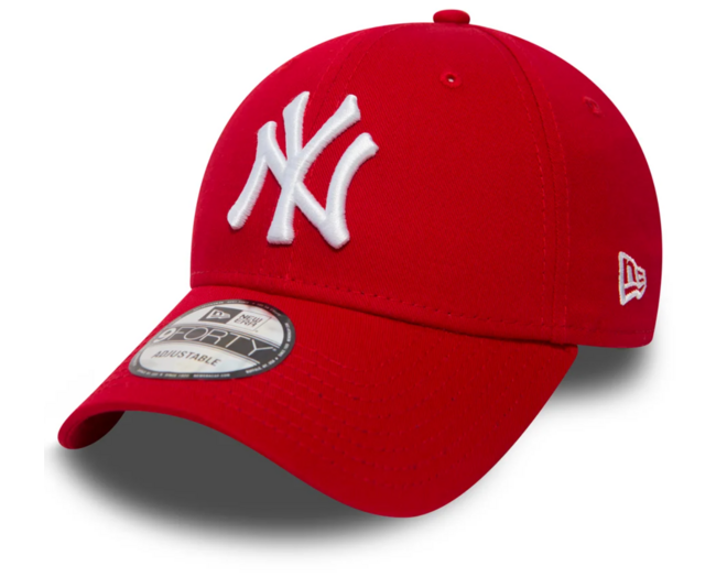 New Era The League Essential MLB Cap New Color Scarlet/White