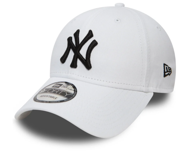 New Era The League Essential MLB Cap New Y Color White/Black
