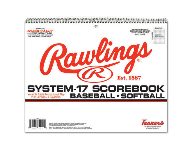 Rawlings System-17 Baseball Scorebook (17SB)