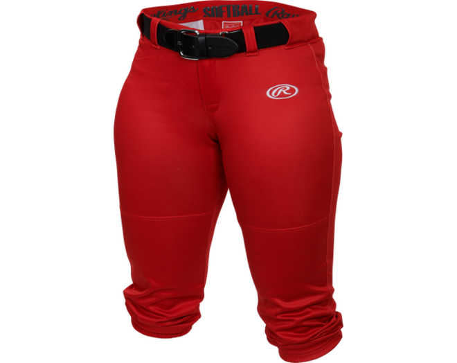 Rawlings WLNCH Women Belted Pant XXL Scarlet