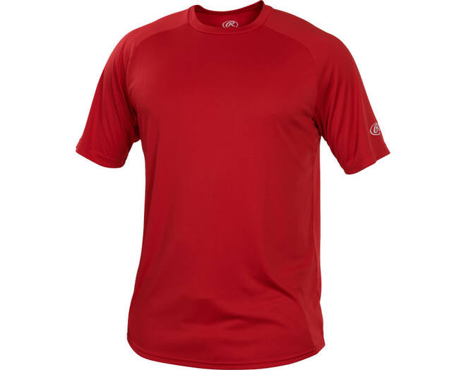 Rawlings RTT Crew Neck Short Sleeve S Scarlet