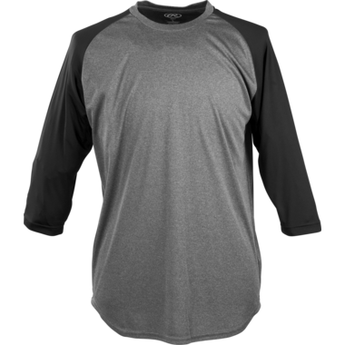 Rawlings RTT34 3/4 Sleeve Performance Jersey XL Black
