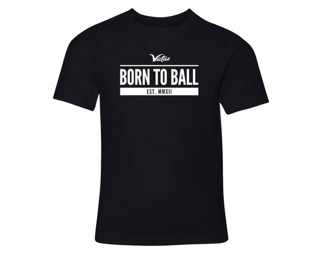 Victus Youth Born to Ball Short Sleeve Tee XL Black