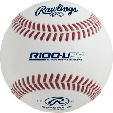Rawlings R100-UPY Ultimate Practice Technology | 9 Inch Game-Like Feel Training Baseball
