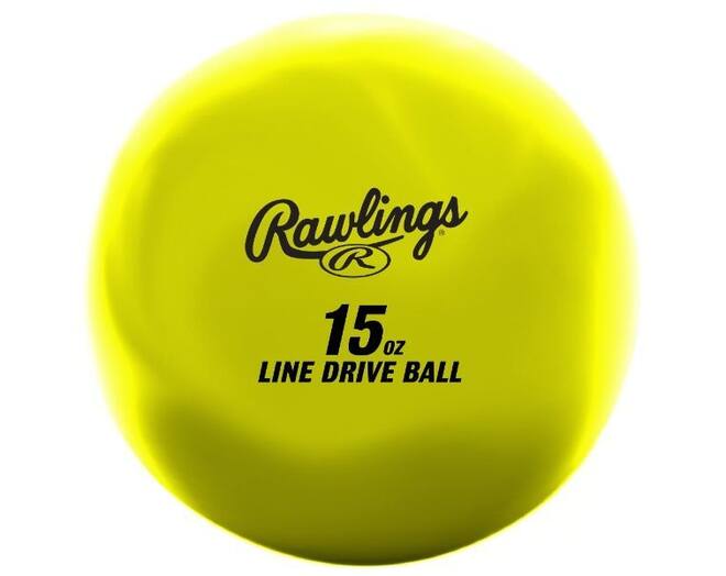 Rawlings Line-Drive 15oz Weighted Training Baseball for Power Hitting
