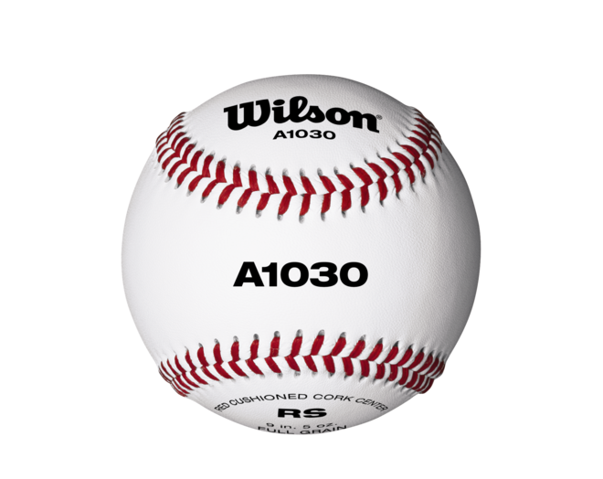 Wilson WTA1030B Leather Baseball | Official League Practice Ball  