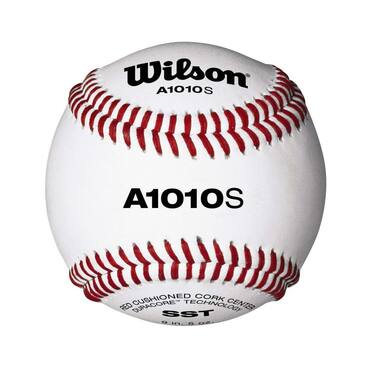 Wilson WTA1010S Blems Baseball w/ Full Grain Leather Cover | Pro-Quality Game and Practice Ball