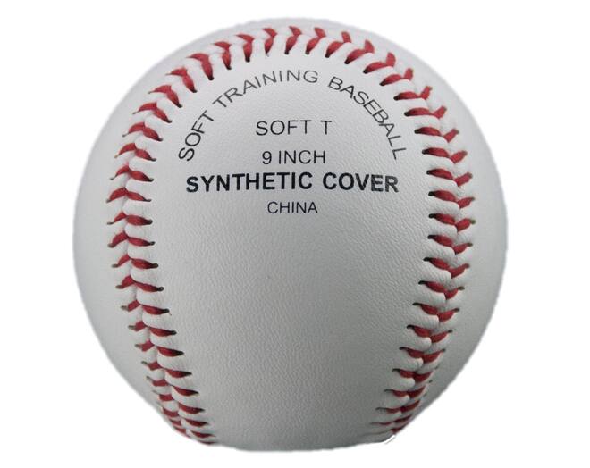 Benson Soft-T 9 inch White Official League Baseball | Official Size Training Ball