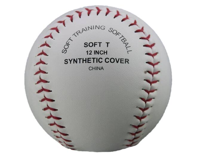 Benson Soft-T 12 inch White Official League Softball | Official Size Training Ball