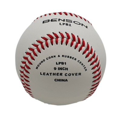 Benson LPB1 9 inch Official Size White Baseball | Practice Ball
