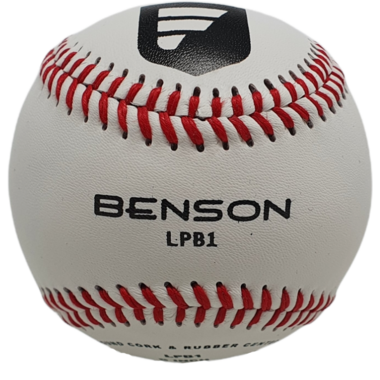 Benson LPB1 9 inch Official Size White Baseball | Practice Ball