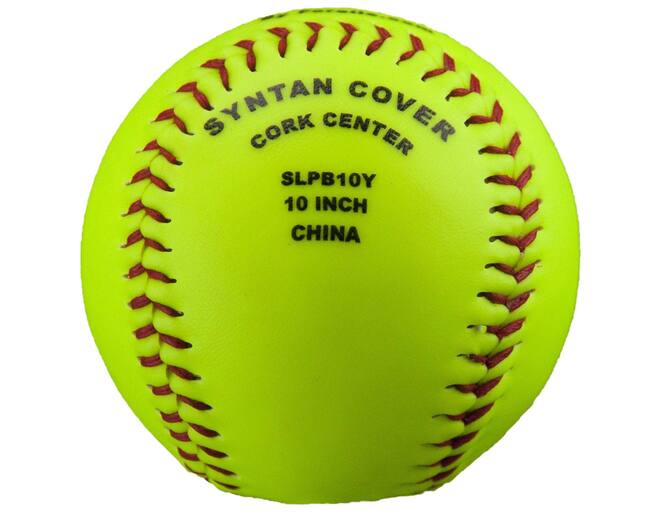 Benson SLPB10Y Official League Synthetic Cover 10 inch Youth Practice Softball